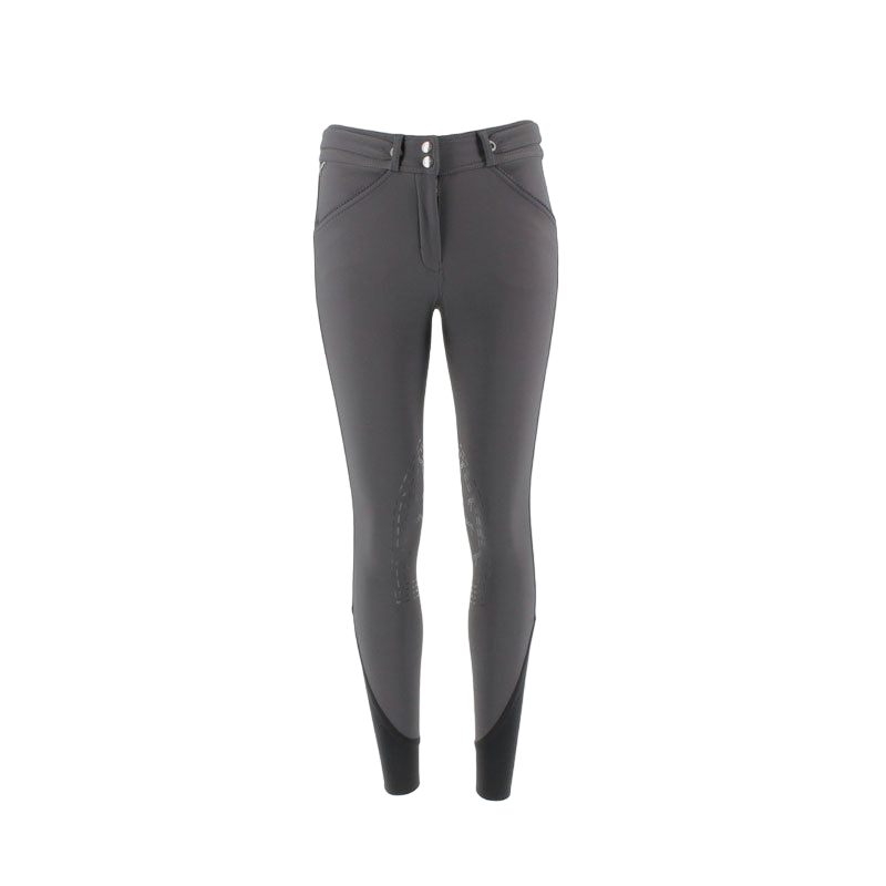 Pénélope Store - Pantalon d'équitation fille point sellier gris foncé | - Ohlala