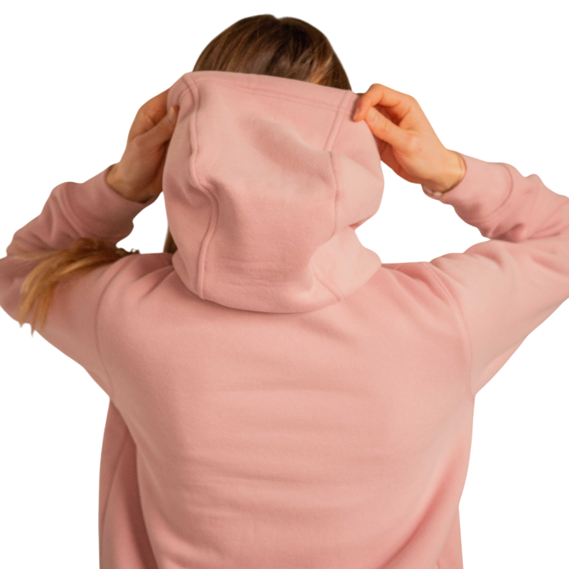 Pénélope - Sweat à capuche femme Polly rose | - Ohlala