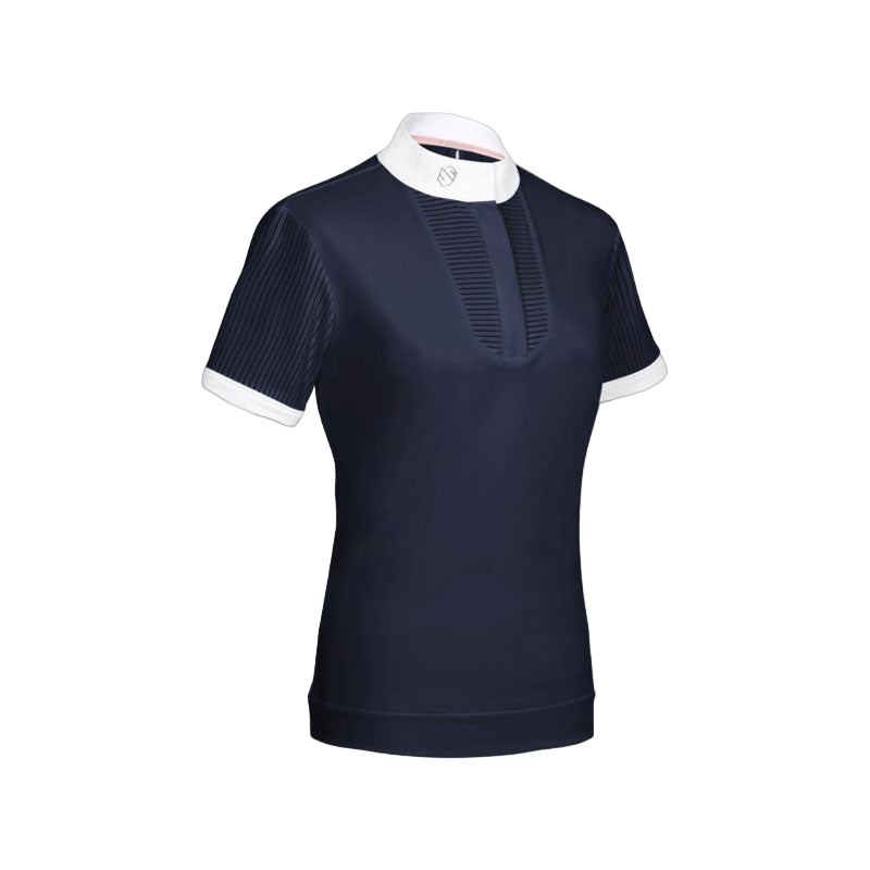 Samshield - Polo manches courtes femme Apolline marine | - Ohlala