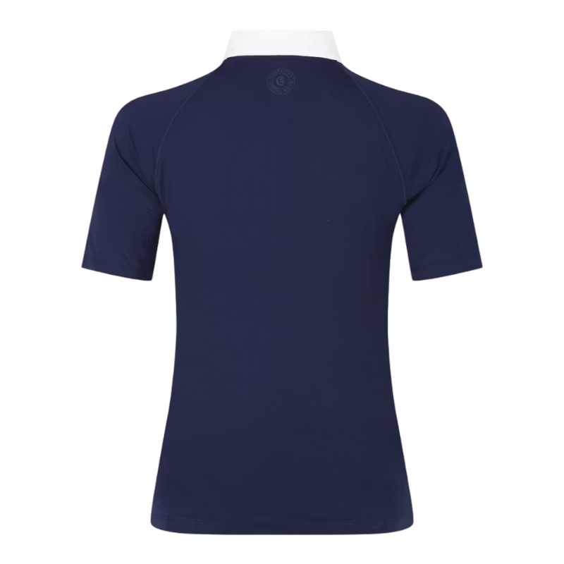 Kentucky Horsewear - Polo de concours manches courtes femme Classic marine | - Ohlala