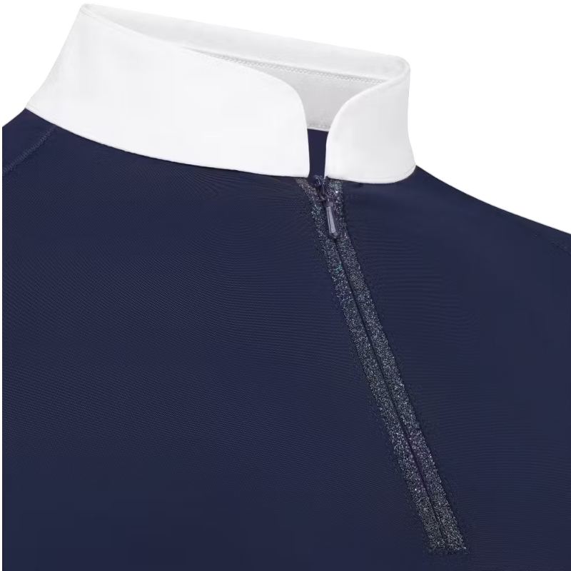 Kentucky Horsewear - Polo de concours manches courtes femme Classic marine | - Ohlala