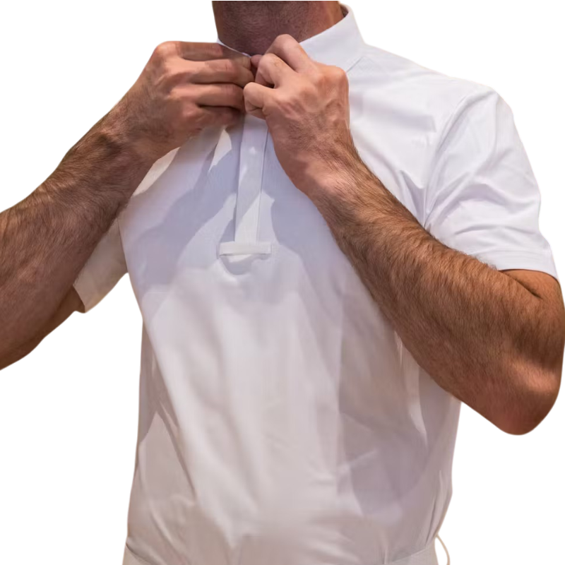 Kentucky Horsewear - Polo de concours manches courtes homme Classic blanc | - Ohlala