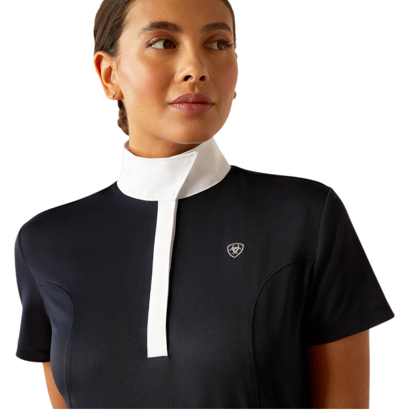 Ariat - Polo wedstrijd met korte mouwen voor dames Aptos marine 