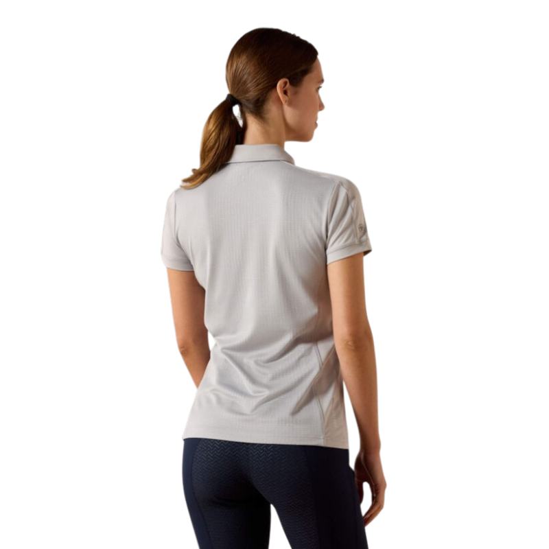 Ariat - Polo manches courtes femme Bandera show grey | - Ohlala