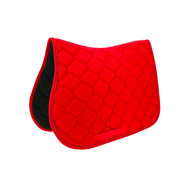 Riding World - Tapis de selle Rope rouge | - Ohlala