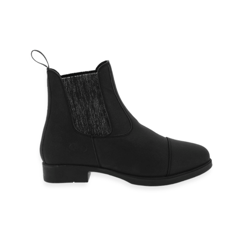 Riding World - Boots d'équitation enfant synthétique Glitter noir | - Ohlala