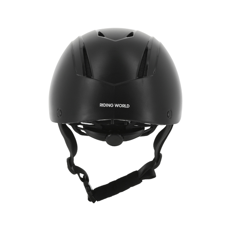Riding World - Casque d'équitation Topy noir mat | - Ohlala
