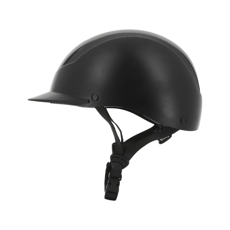 Riding World - Casque d'équitation Topy noir mat | - Ohlala