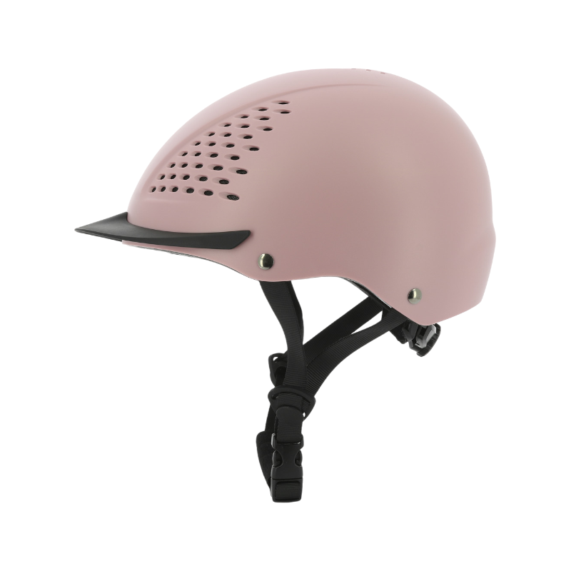 Riding World - Casque d'équitation Windy rose mat | - Ohlala