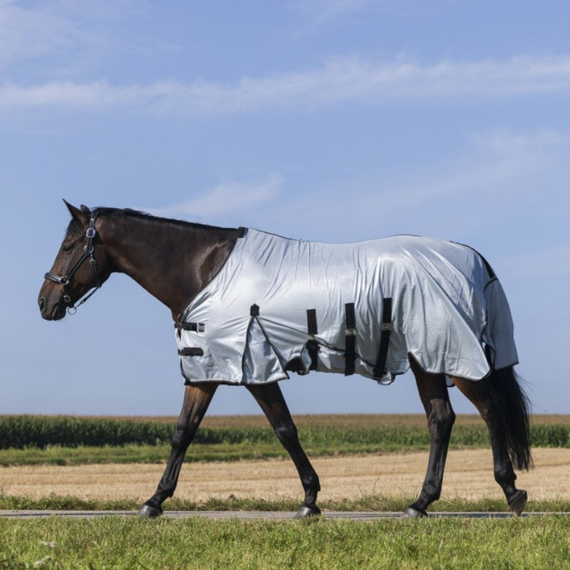 Riding World - Chemise anti-mouches mesh Belly grise | - Ohlala