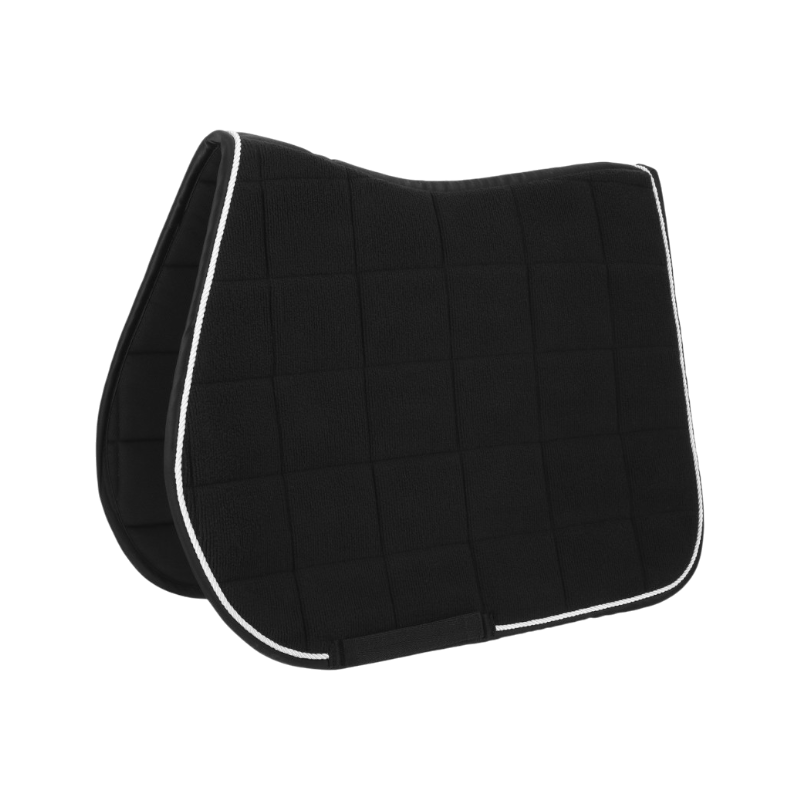 Riding World - Tapis de selle Corduroy noir | - Ohlala