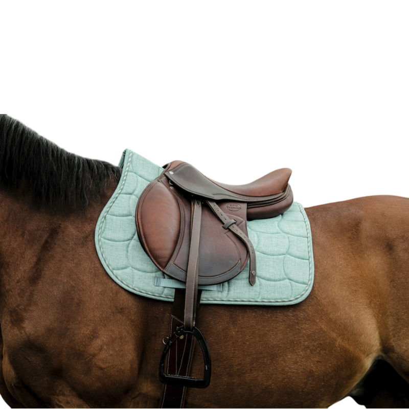 Riding World - Tapis de selle Sunshine vert clair | - Ohlala