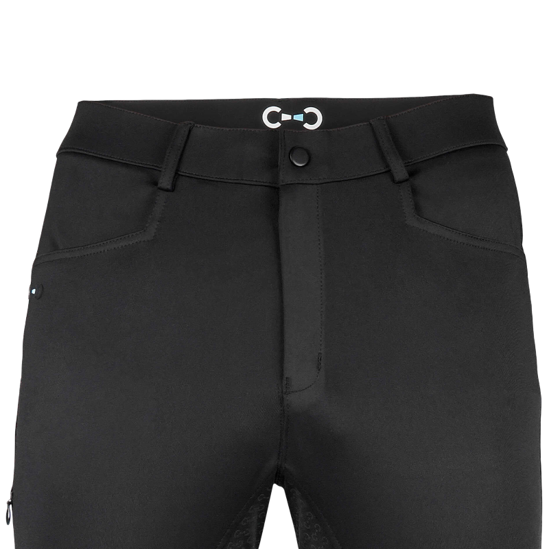 Riding World - Pantalon d'équitation homme River noir | - Ohlala