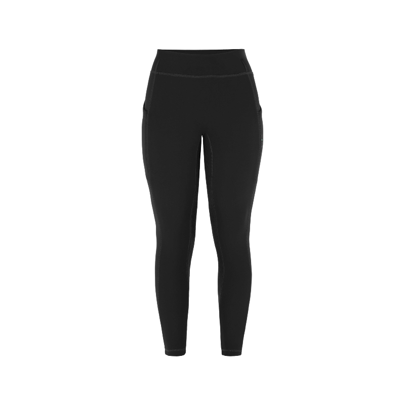 Riding World - Women's polar equestrian leggings Volga black 