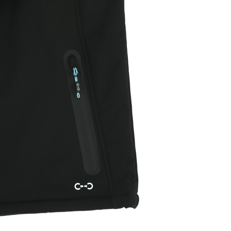 Riding World - Veste manches longues softshell homme Ruben noir | - Ohlala