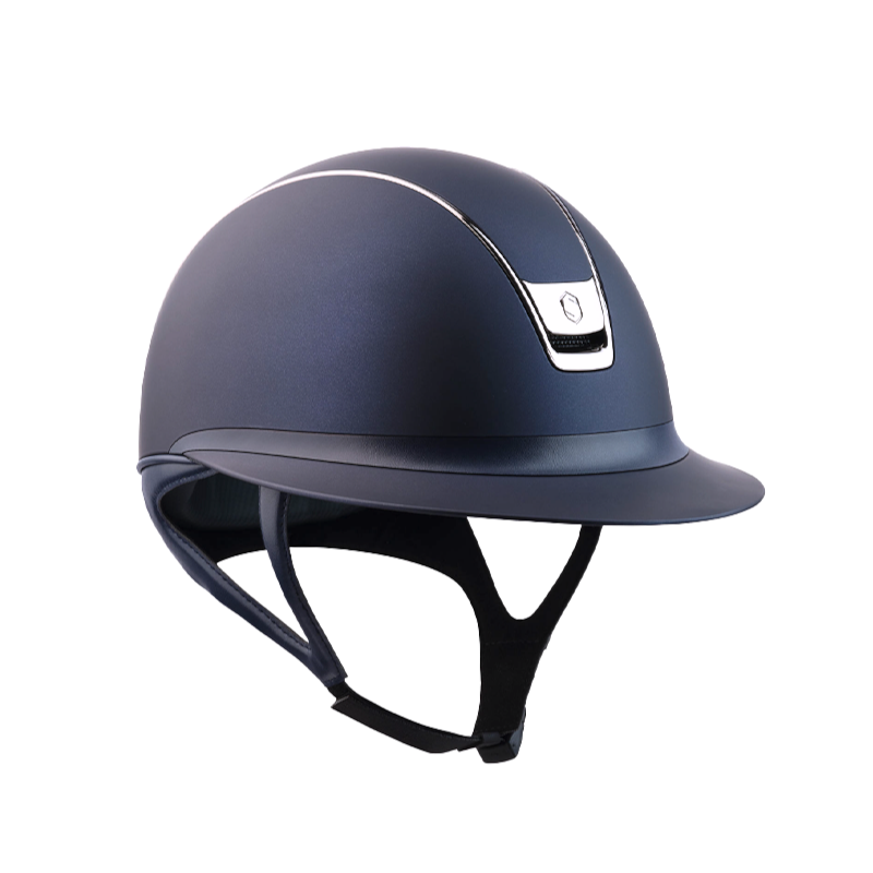 Samshield - Casque d'équitation Miss Shield 2.0 Shadowmatt bleu