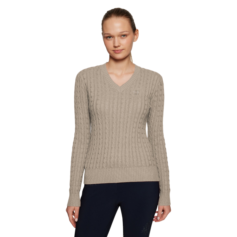Samshield - Pull over manches longues femme Lisa Twister sand | - Ohlala