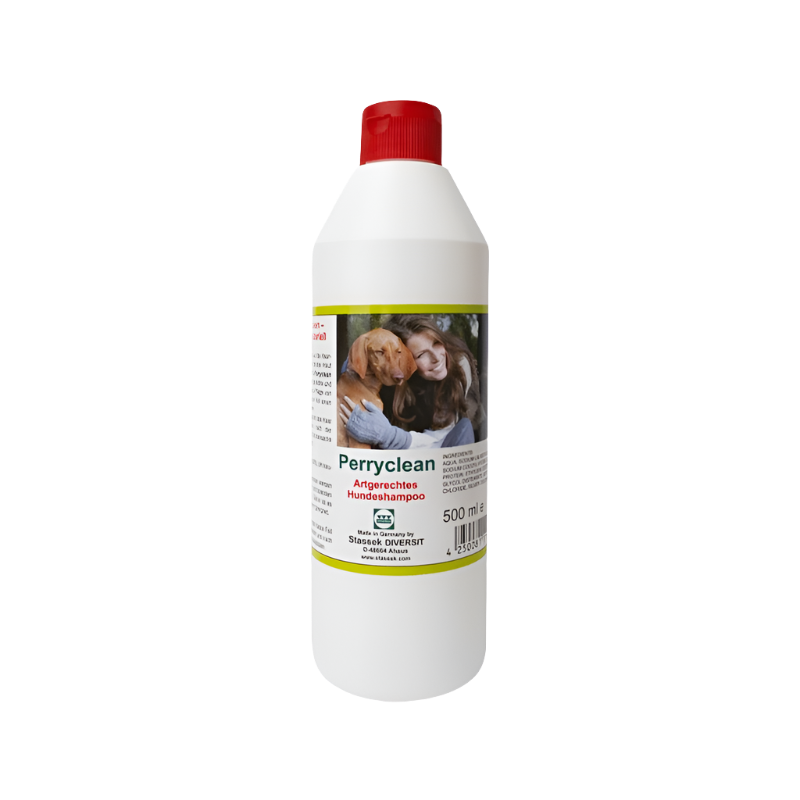 Stassek - Shampoing pour chiens peaux sensibles Perryclean 500 ml