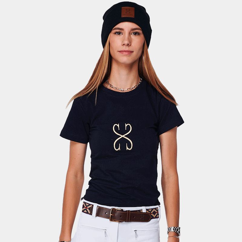 Sabbia Bianca - T-shirt manches courtes femme Aurore marine | - Ohlala