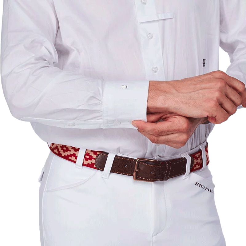 Sabbia Bianca - Chemise manches longues homme Milo blanc