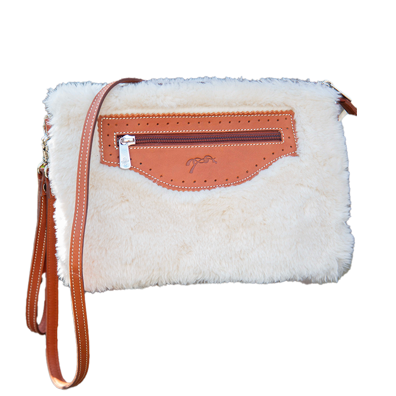 Pénélope - Sac pochette Emilie blanc