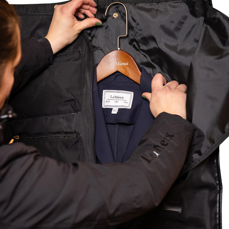 LeMieux - Two-in-one Luxury black travel bag 