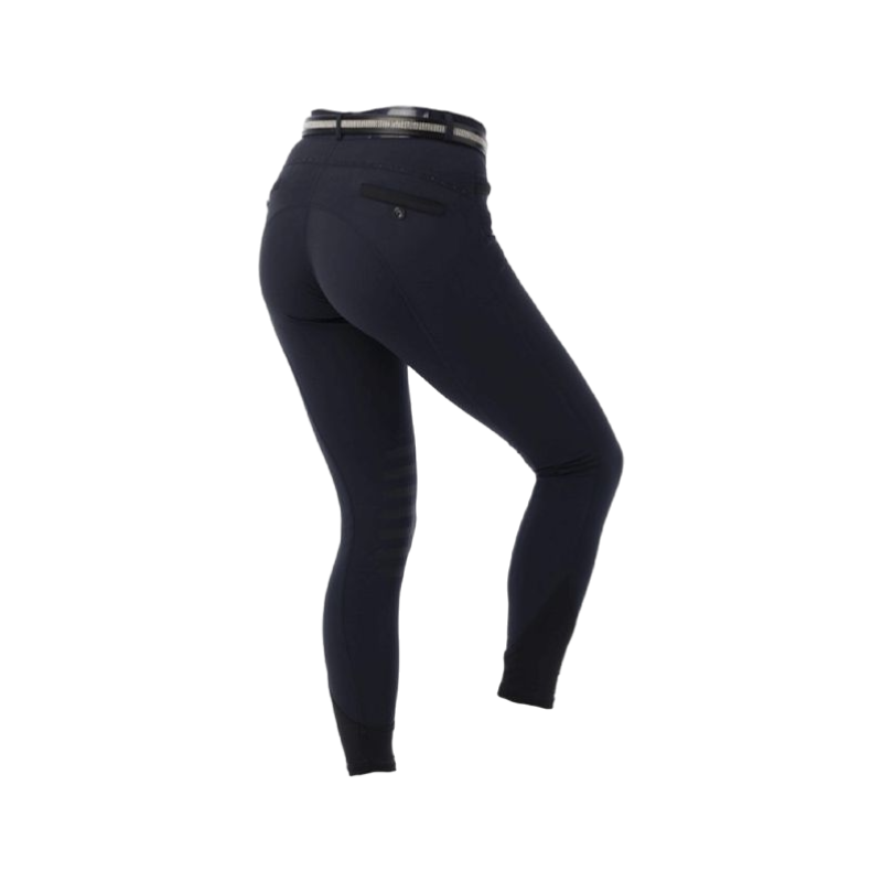 Equithème - Pantalon d'équitation femme Safir marine/ noir