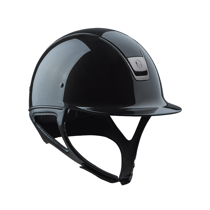 Samshield - Casque Shadow glossy noir chrome (avec mousse) | - Ohlala