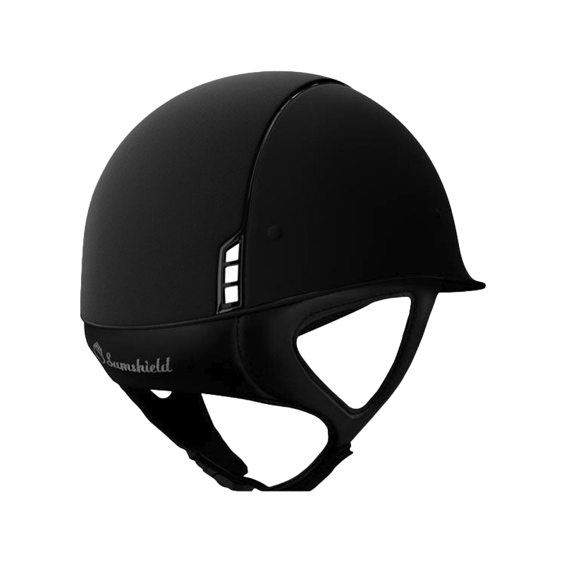 Samshield - Casque Shadow matt chrome crystal fabric noir (avec mousse) | - Ohlala