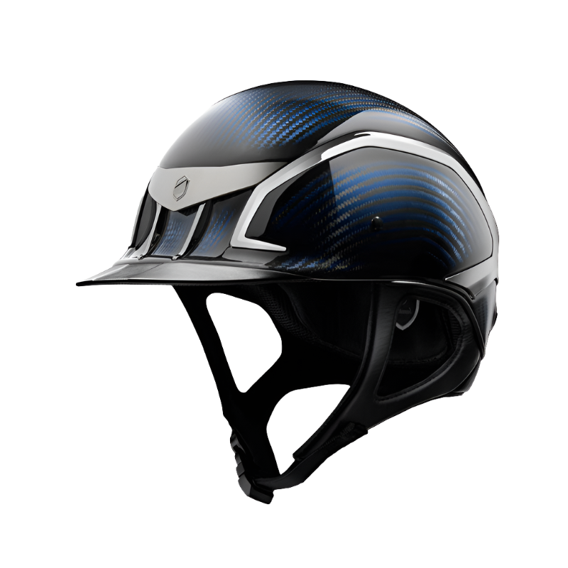 Samshield - XJ Miss carbon chrome navy helmet (with foam)