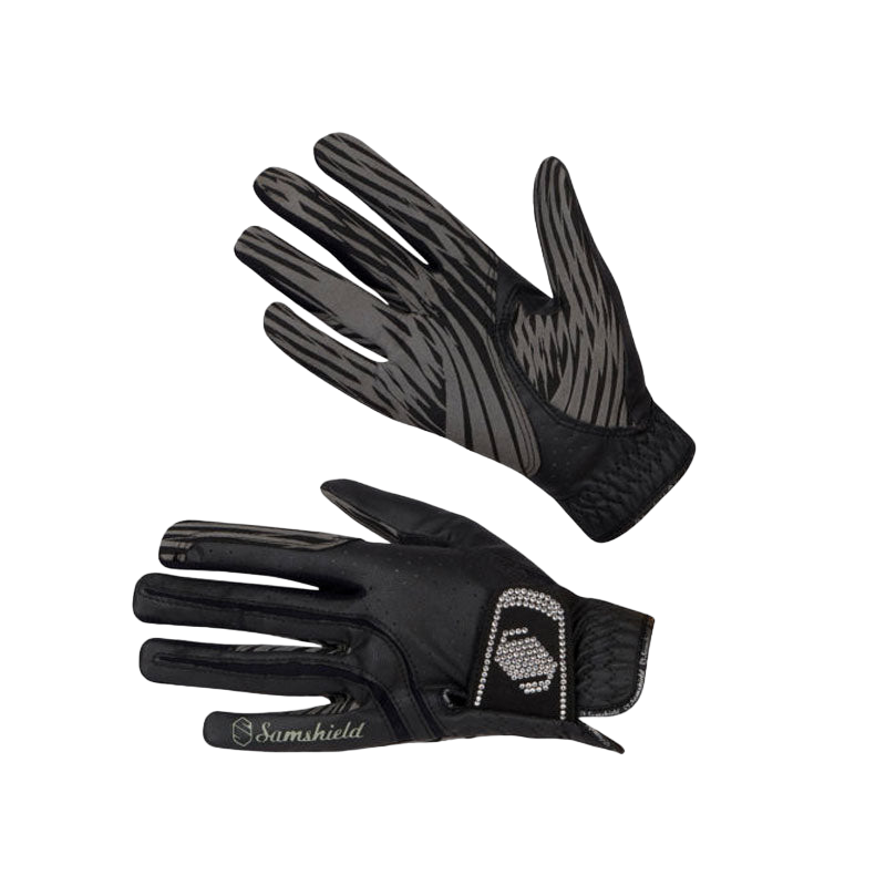 Samshield - Gants V-Skin swarovski noir | - Ohlala