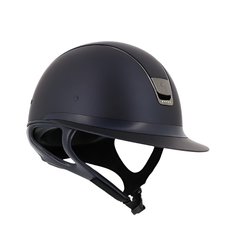 Samshield - Casque Miss Shadowmatt bleu 5 Swarovski (avec mousse)