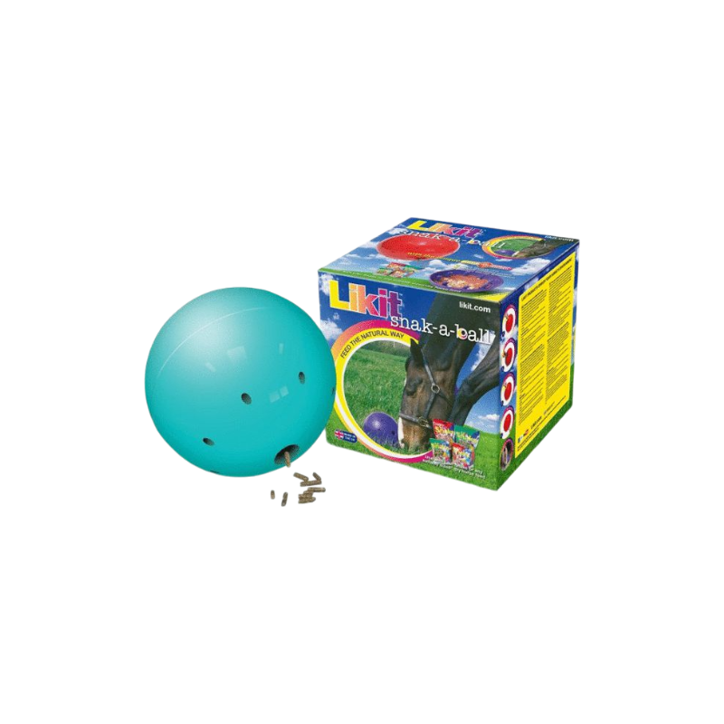 Likit - Balle distributeur de ration lente Snack ball bleu