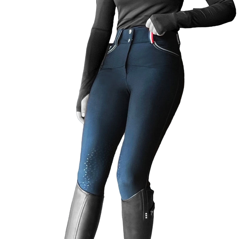 TdeT - Pantalon d'équitation femme Ultime grip marine | - Ohlala