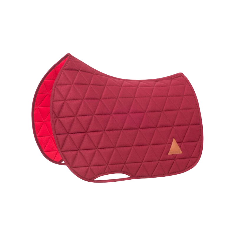 Tacante - Tapis de selle Excel-Anse mixte bordeaux | - Ohlala