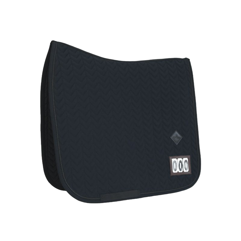 Kentucky Horsewear - Tapis de dressage fishbone noir | - Ohlala