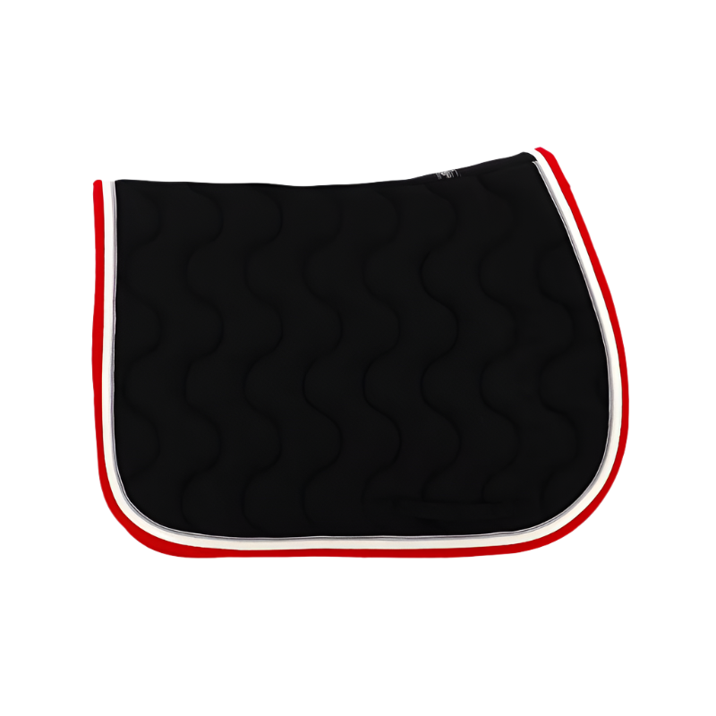 Dance With Him - Saddle pad black/white/red