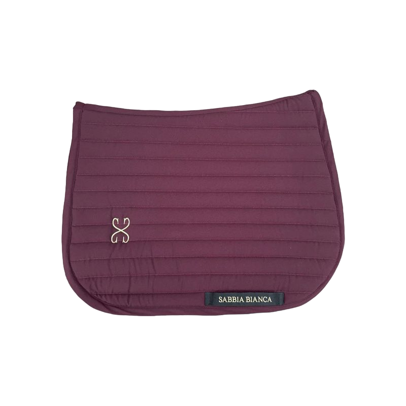 Sabbia Bianca - Tapis de selle Giuliano bordeaux | - Ohlala