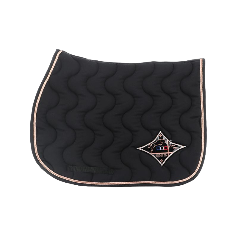 Jump'In - Tapis de selle Noir / Rose Gold / Noir | - Ohlala