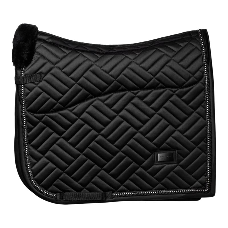 Equestrian Stockholm - Tapis de dressage Crystal noir