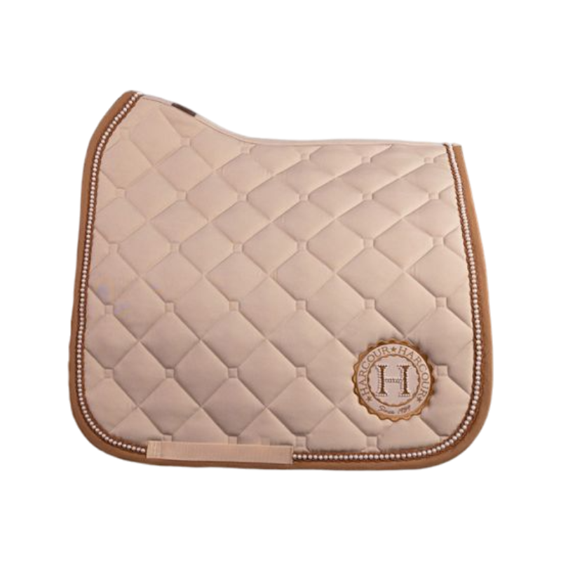 Harcour - Tapis de dressage Etoile Perlée champagne | - Ohlala