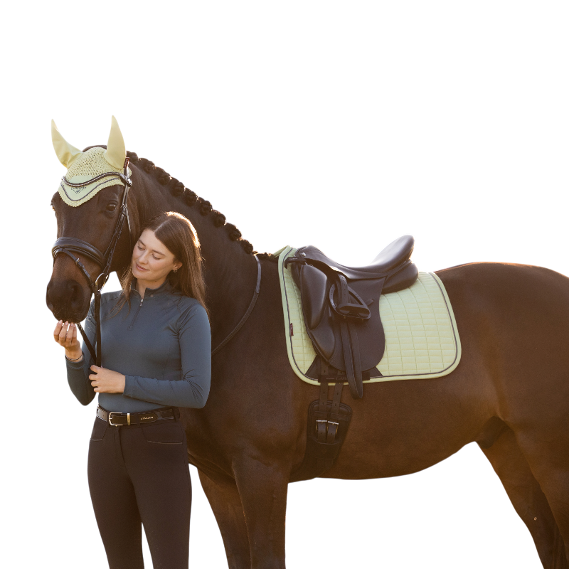 LeMieux - Tapis de dressage Suede macaron | - Ohlala