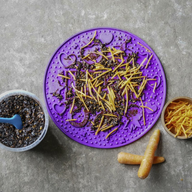 Likit - Tapis de léchage Graze maze violet | - Ohlala