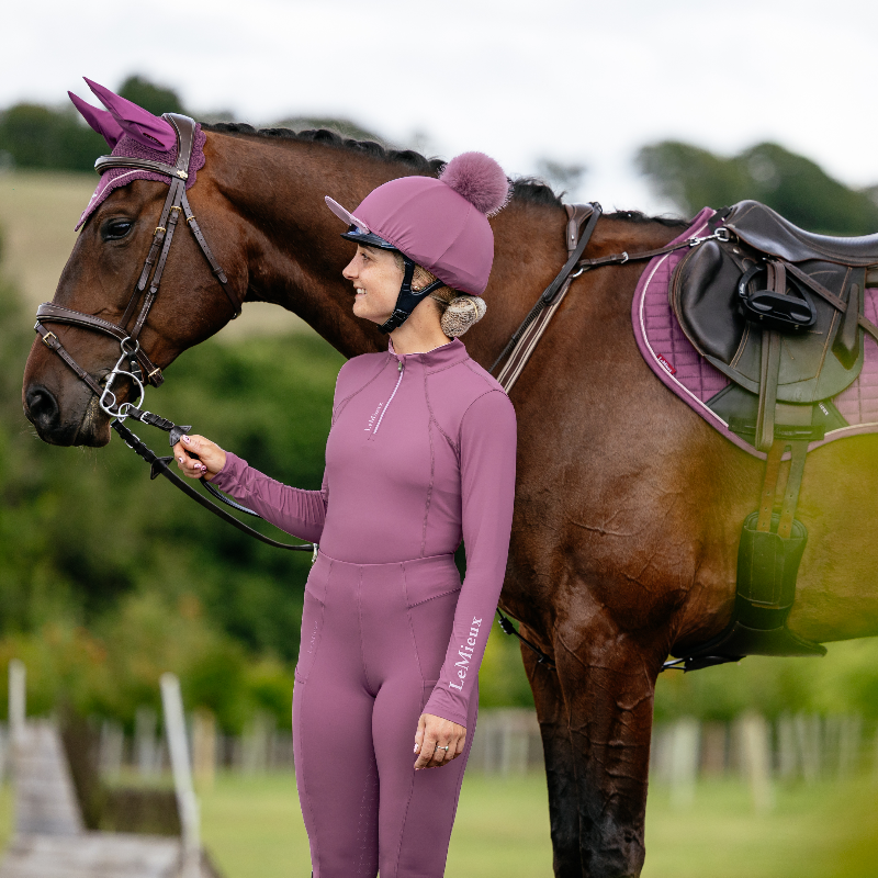 LeMieux - Tapis de selle Suede Close Contact mallow | - Ohlala