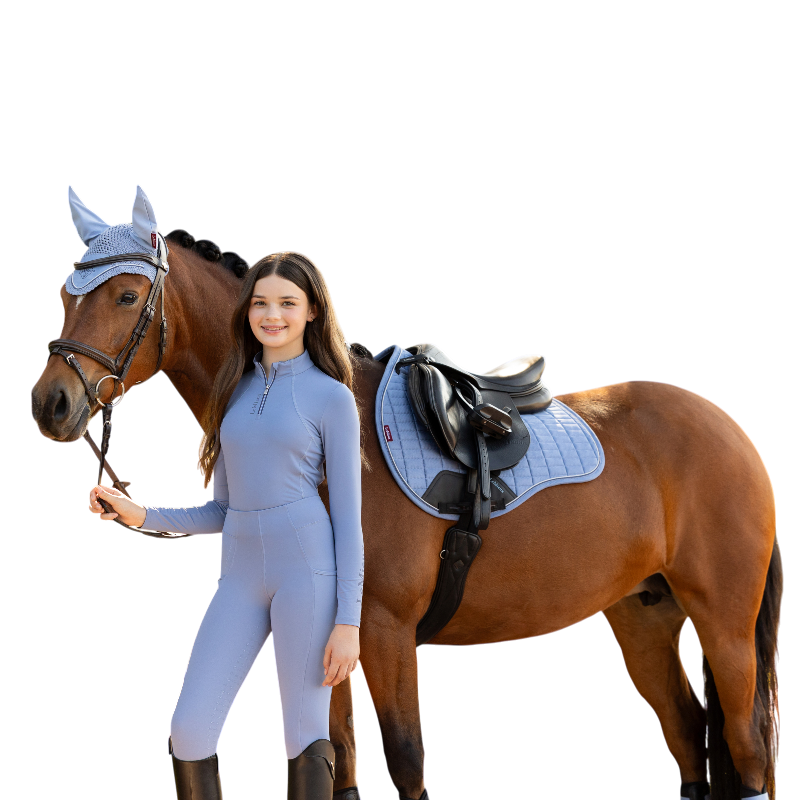 LeMieux - Tapis de selle Suede GP podwer blue | - Ohlala