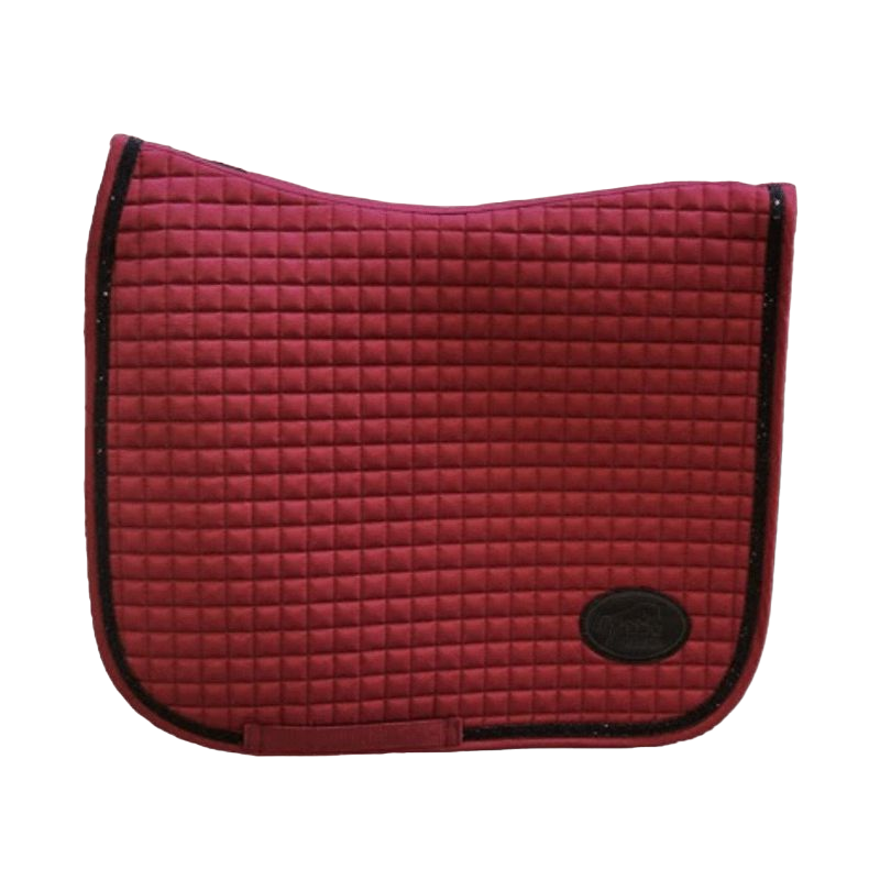 Jump'In - Tapis de dressage Carat bordeaux | - Ohlala