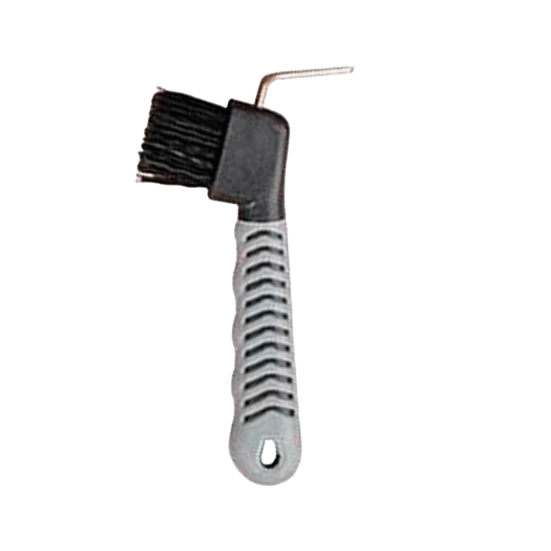 TdeT - Two-tone black/gray brushed hoof pick