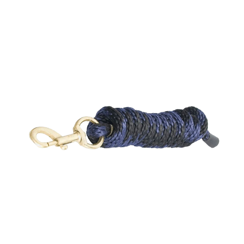 TdeT - Zwart/marine rond lanyard