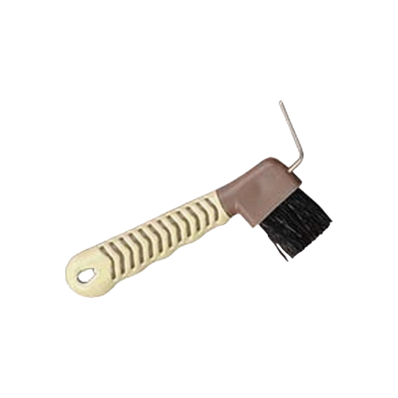 TdeT -  Cure-pieds brosse bicolore marron/beige