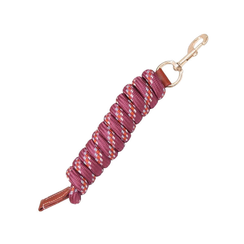 TdeT - Burgundy luxury round lanyard